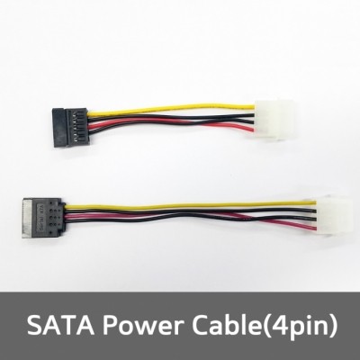 IPCPart-전문가 추천 산업용PC 사타 전원 케이블, SATA Power Cable, SATA 파워케이블, Molex 4 Pin, [어드밴택, ADVANTECH]