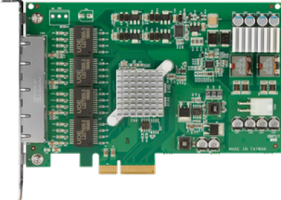 IPCPart-전문가 추천 산업용PC 4 Port Intel® I350-AM4 802.3at PoE Card, PCIe 4x