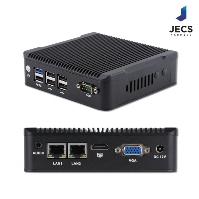 산업용PC JECS-J1900BU RAM 4G, SSD 64G, 산업용컴퓨터, 팬리스PC