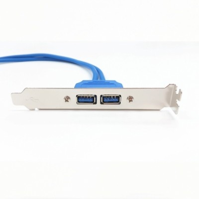 IPCPart-전문가 추천 산업용PC USB 3.0 2포트 판넬형 커넥터 20핀 헤더 LLY70710101(27cm)