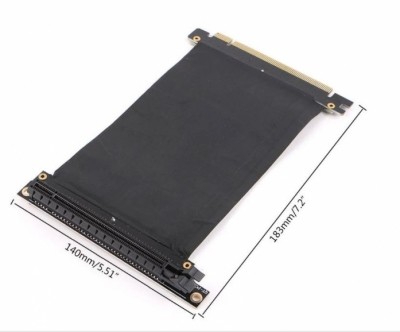 L183 PCIe 3.0 16x 플렉시블 쉴드 처리 고급형 라이저케이블 길이 183mm