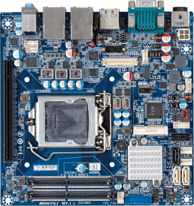 산업용 메인보드 JECS-H110A Mini-ITX Intel 6/7세대 CPU DC 12~24V 파워