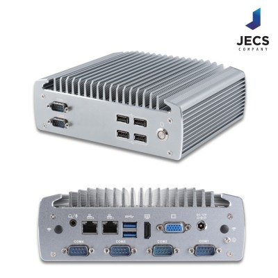 산업용PC, JECS-6200B-i5, i5-6200U CPU, 8G RAM, 128G SSD, 2xIntel LAN