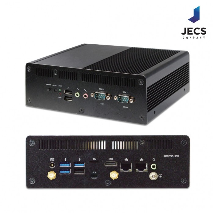 실외용 산업용PC JECS-3940B-WT 4G/128G DC 9~36V -40~70도