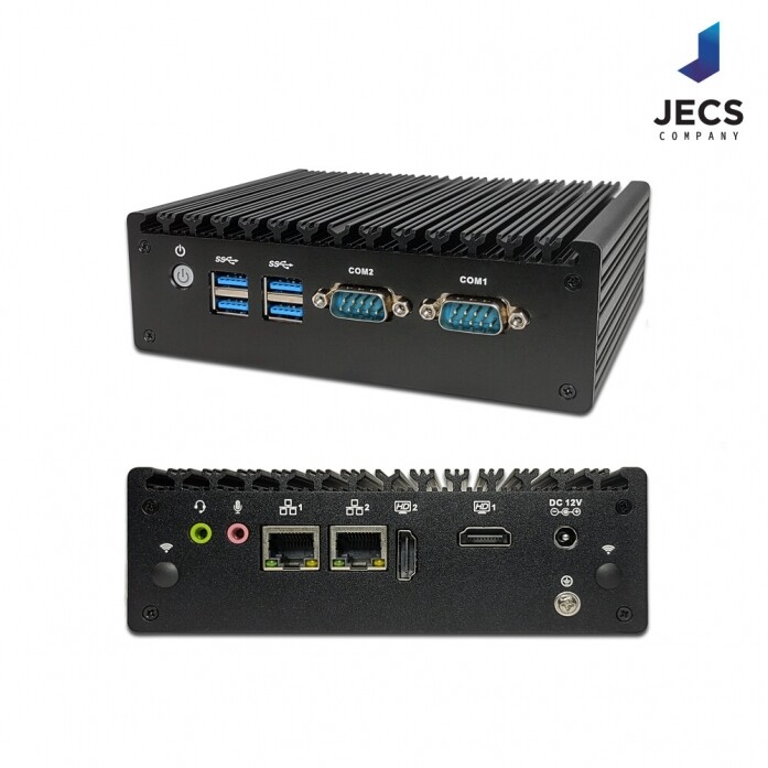 산업용미니PC JECS-5095B 인텔N5095 CPU 4G/128G 2xRS232 소형