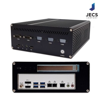 산업용PC JECS-286X8 인텔9세대 CPU 8G/128G 3xLAN Win10/11